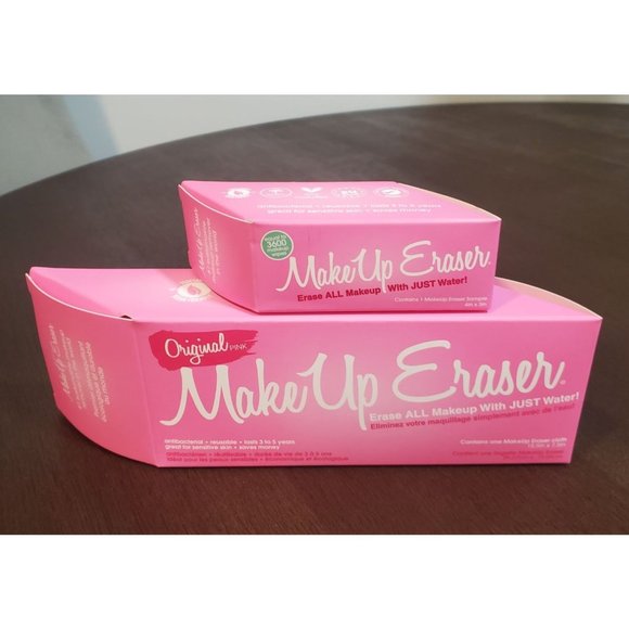 Makeup Eraser Original Pink and Makeup Eraser Sample Brand New - Picture 2 of 3